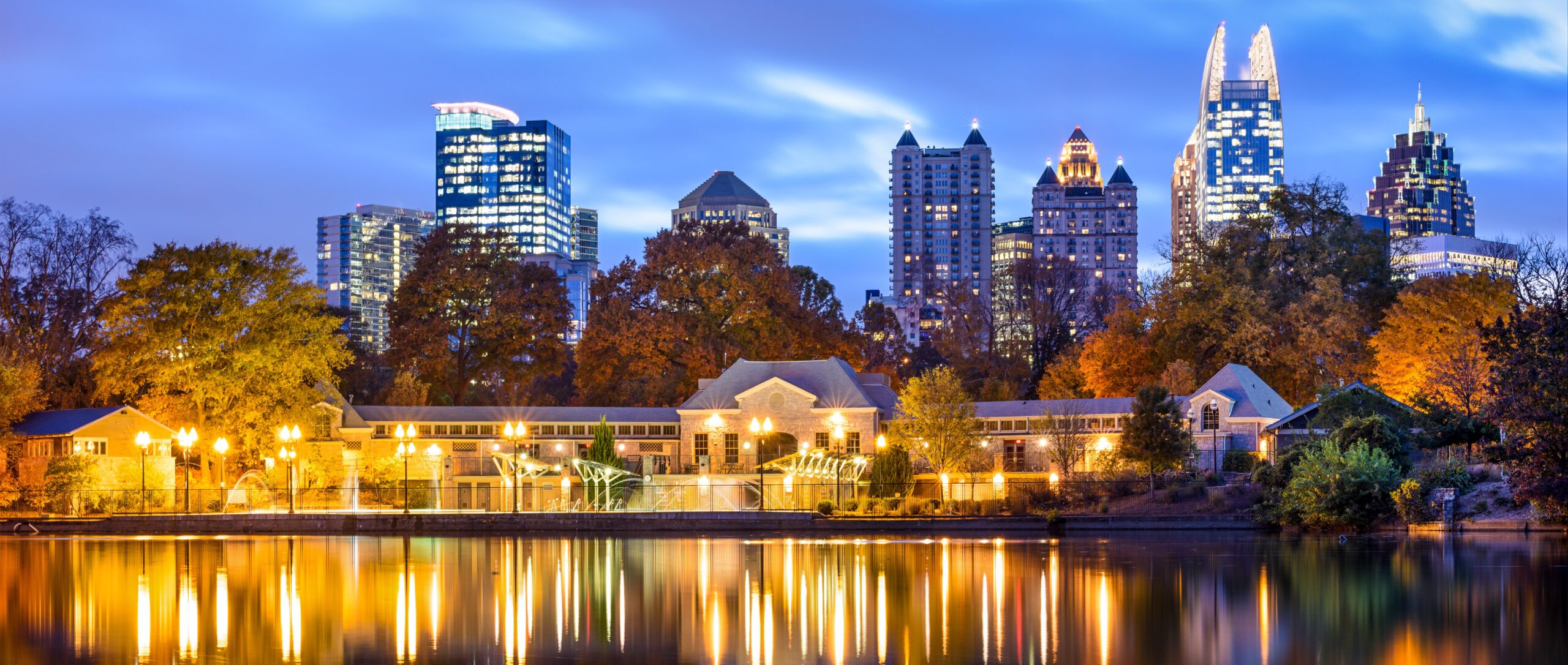 View of Atlanta skyline, Georgia, USA